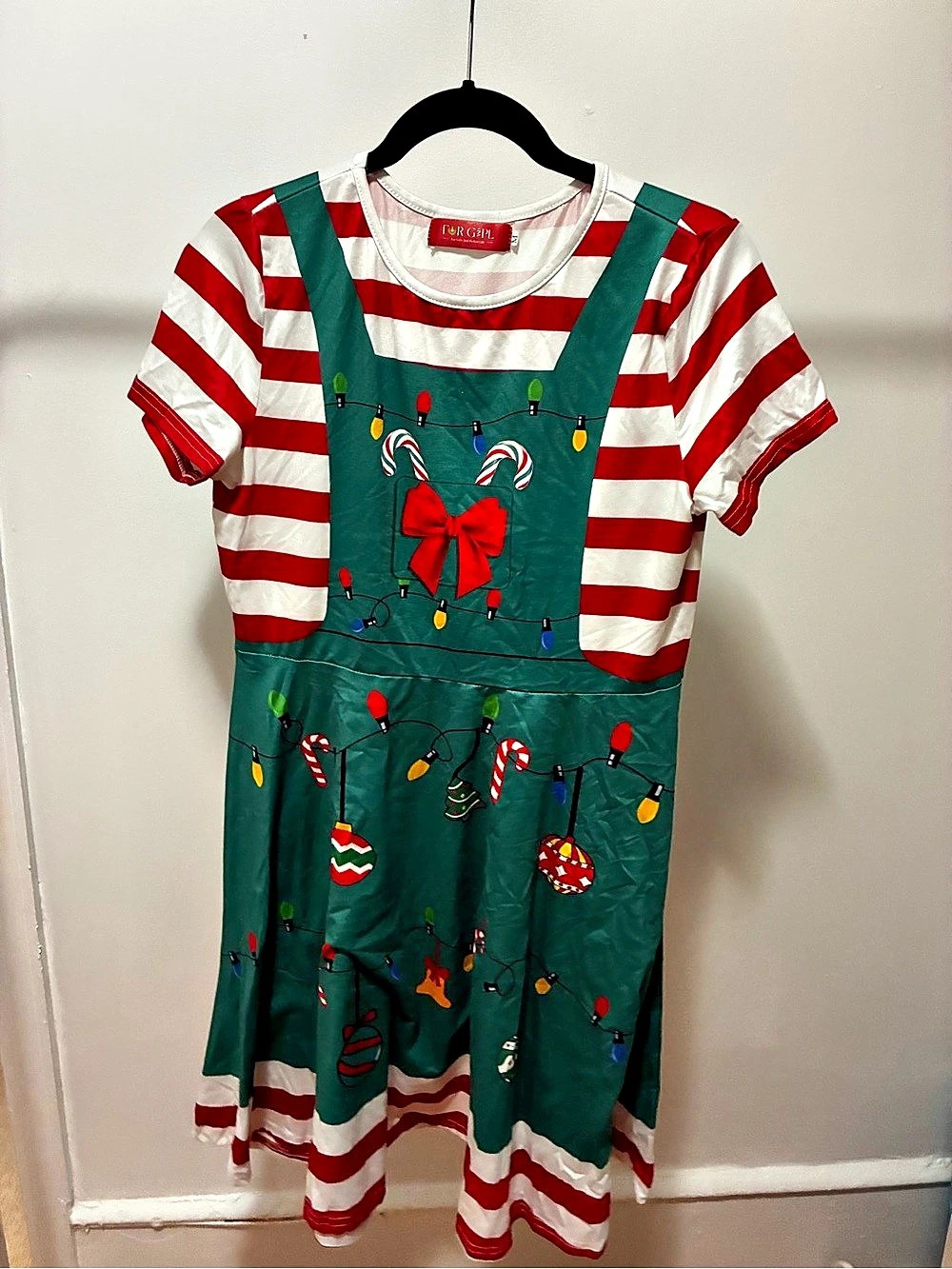 Christmas Striped Dress